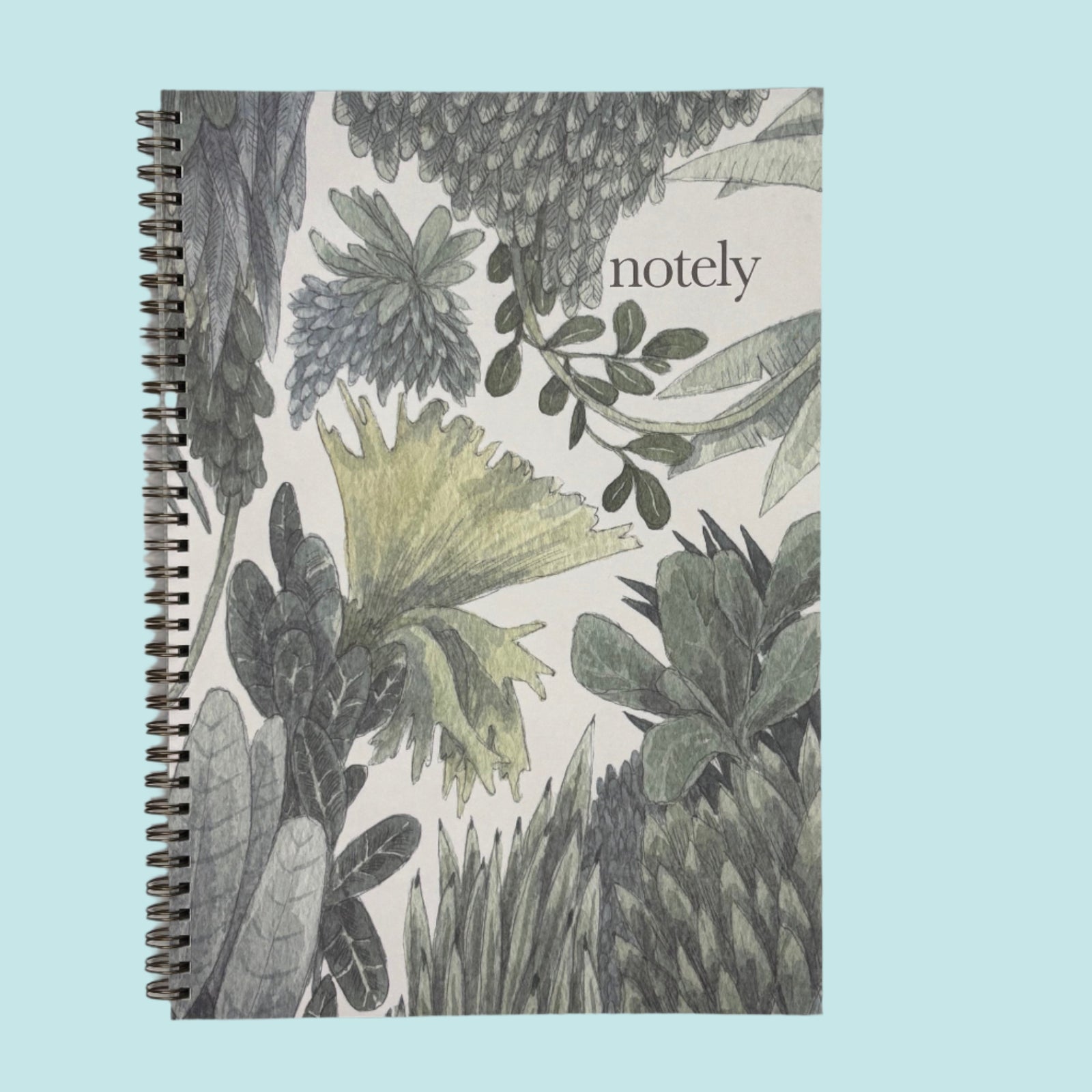 Botanical A4 Spiral Notebook 120pp