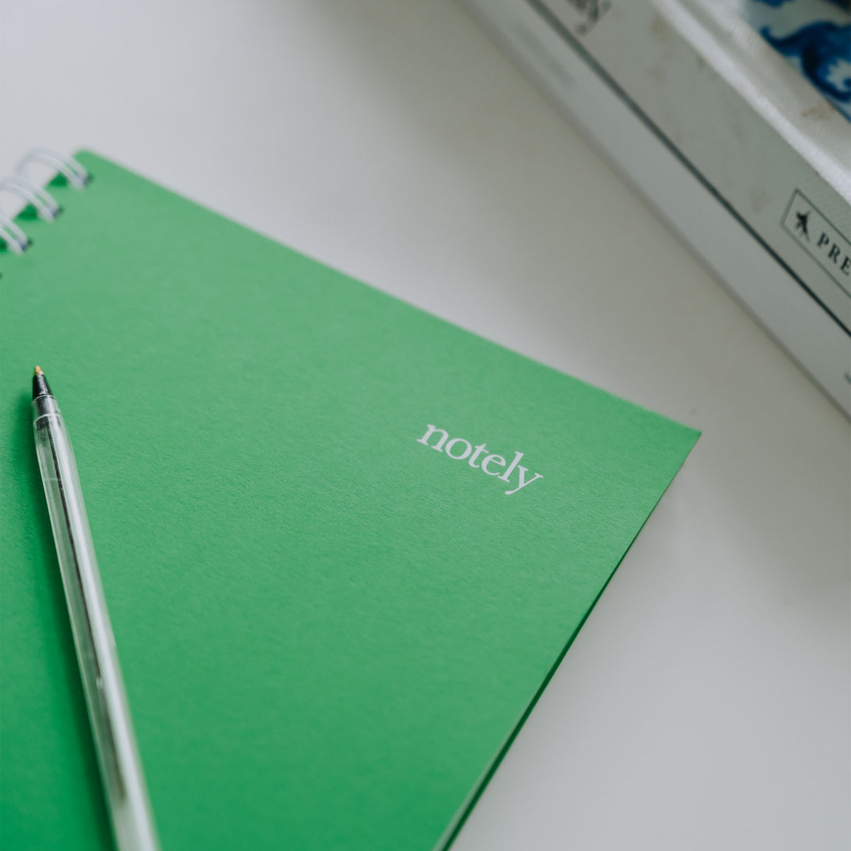 Notely A5 undated diary, notebook, Cup Notes, Cactus Green Cover, FSC-certified 100% recycled paper, made in Australia