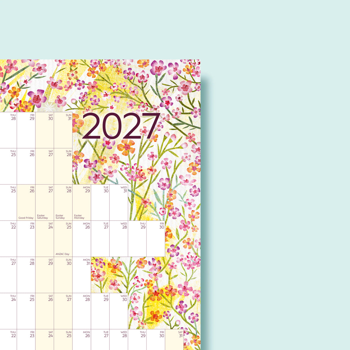 2027 Yearly Wall Planner (A1 Landscape)