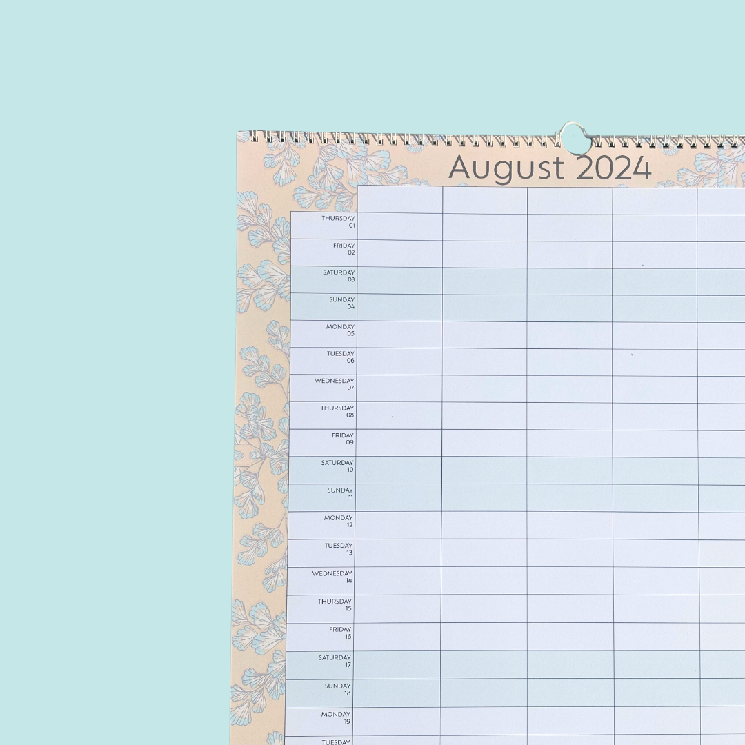 2024/25 – 12-month Family Planner (A2 size)