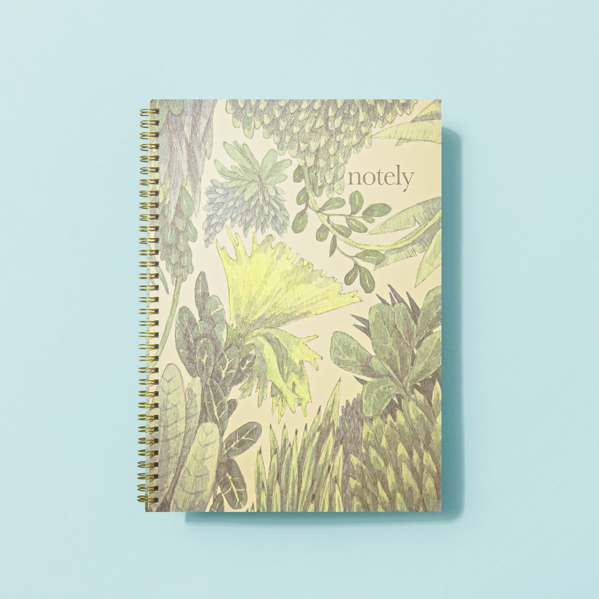 Botanical A4 Spiral Notebook 120pp