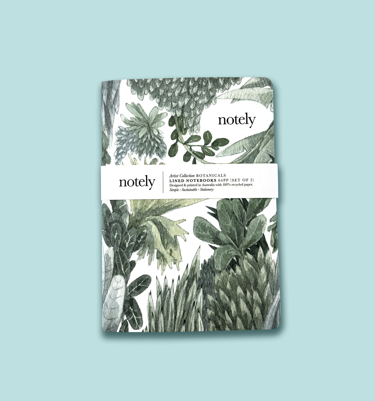 Botanical  - A5 Notebooks (Set of 2) - Lined 64pp