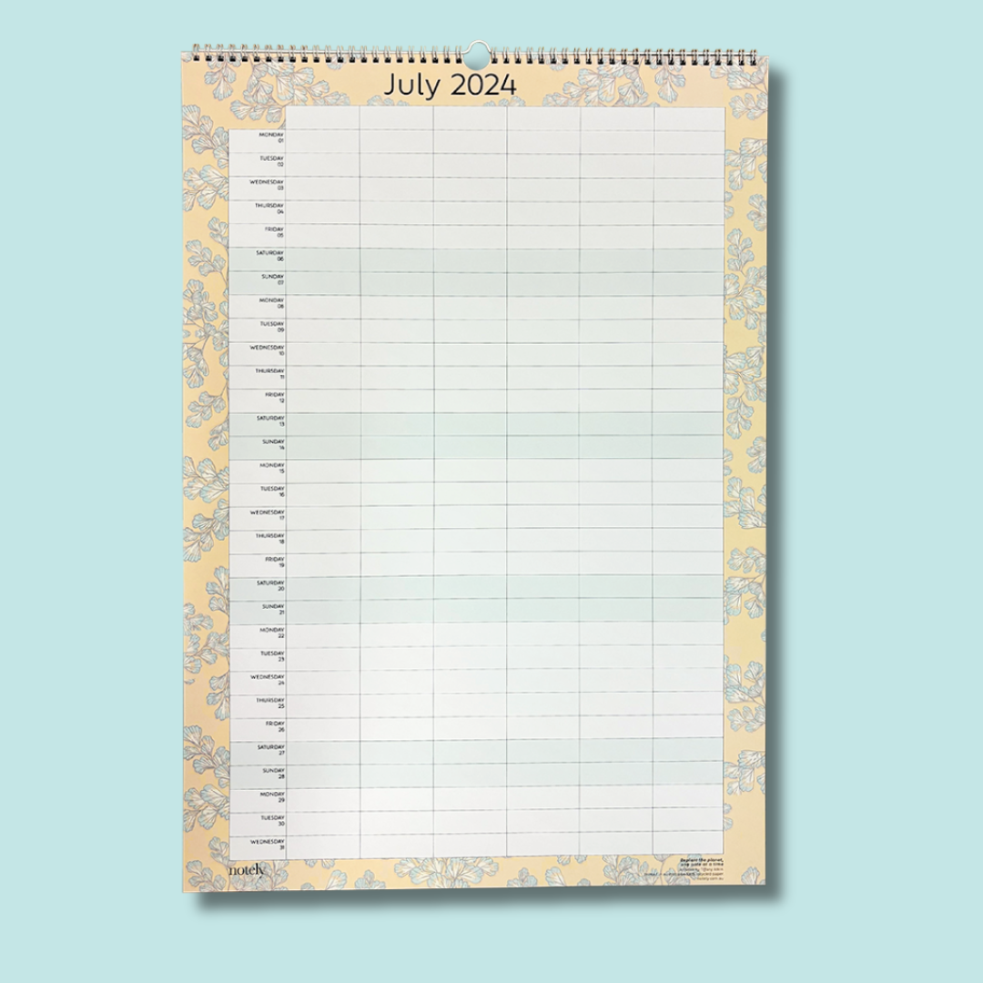 2024/25 – 12-month Family Planner (A2 size)