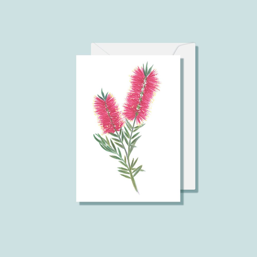 Bottle Brush Card - Notely