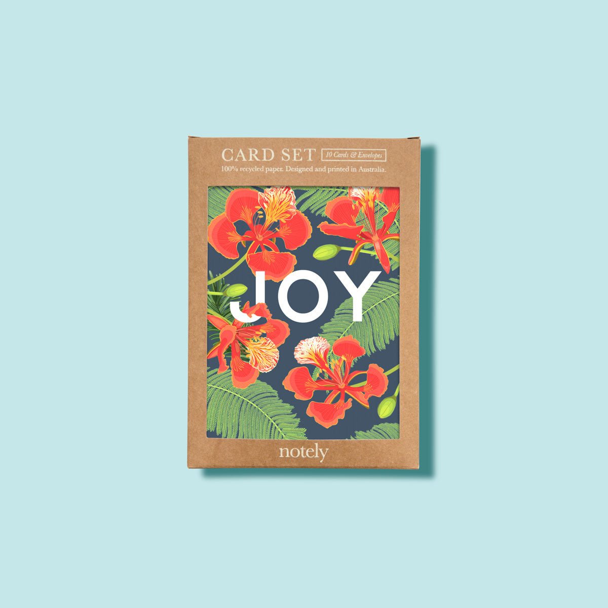 Festive Card Set (Box of 10) - Notely Card Set 10pk