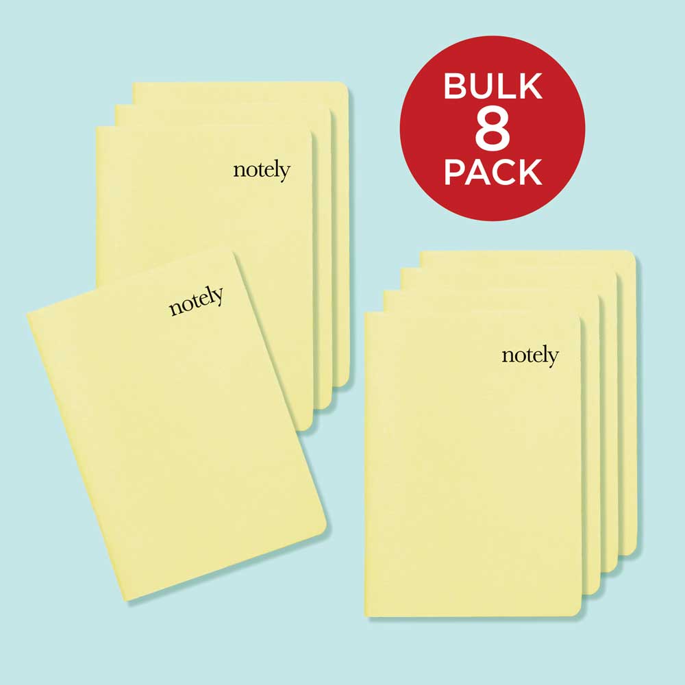 Lemon A6 Pocket Notebooks [BULK 8 PACK] - Notely Lined