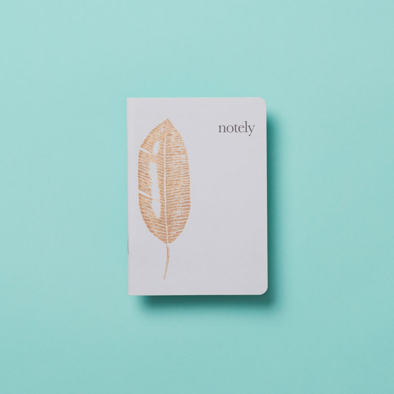 Copper Leafy Notebook