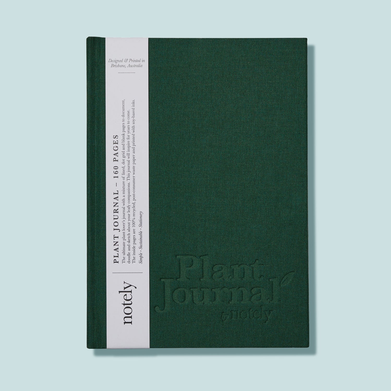 Plant Journal 160p – Forest Green – SECONDS STOCK - Notely