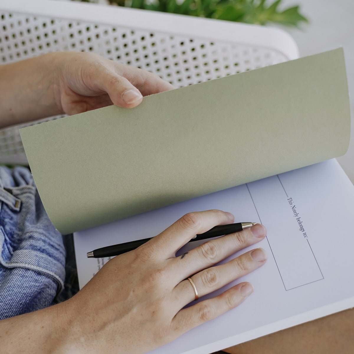 [SECONDS] Soft Cover Linen B5 Journal 140p - Notely Lined